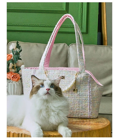 Tinseltown Pet Carrier | Tweed Dog and Cat Carrier