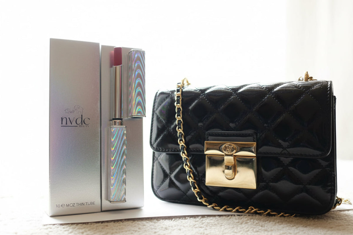 Chic Sleek Silver Red Lipstick