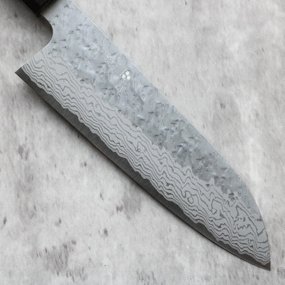 Nigara Hamono Tsuchime Damascus Santoku 170 mm