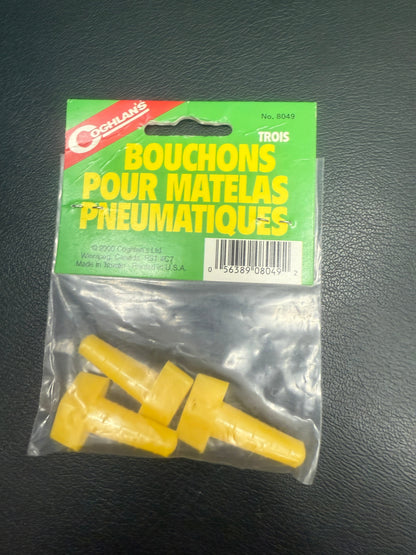 Coghlan's Vintage Vinyl Air Mattress Plug Replacements 3-Pack Part #8049