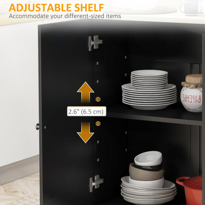 Kitchen Island on Wheels, Kitchen Cart with Drop Leaf, Drawers, Grey