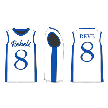 Basketball Jersey - Mockup and Template - 4 Angles, 3 Styles, Layered, Detailed and Editable Vector in EPS, SVG, AI, PNG, DXF and PDF