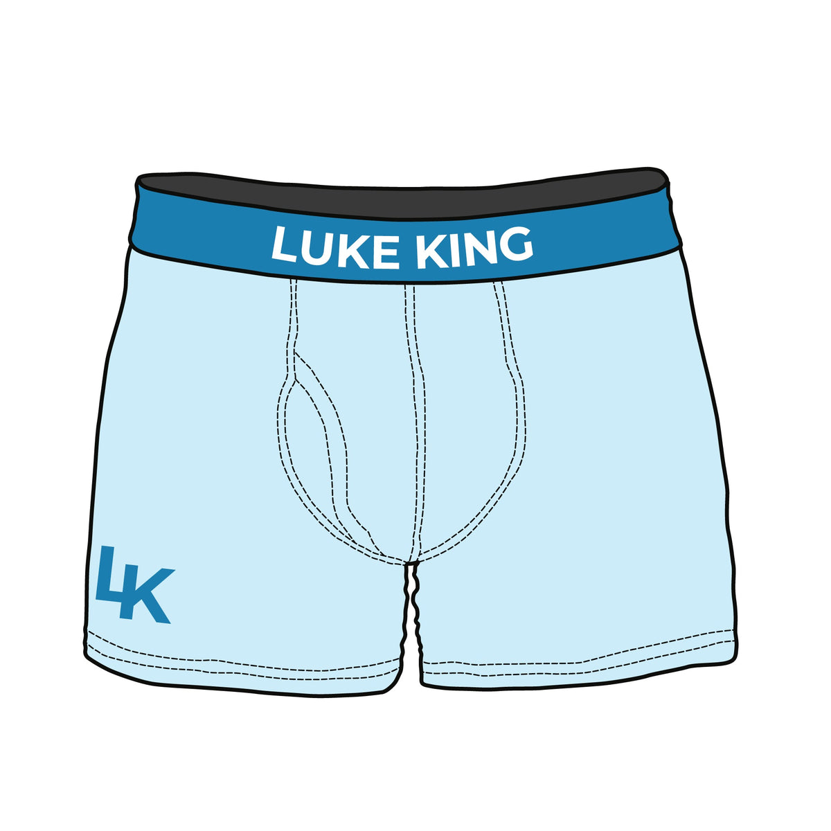 Boxer Briefs - Mockup and Template - 6 Angles, Layered, Detailed and Editable Vector in EPS, SVG, AI, PNG, DXF and PDF
