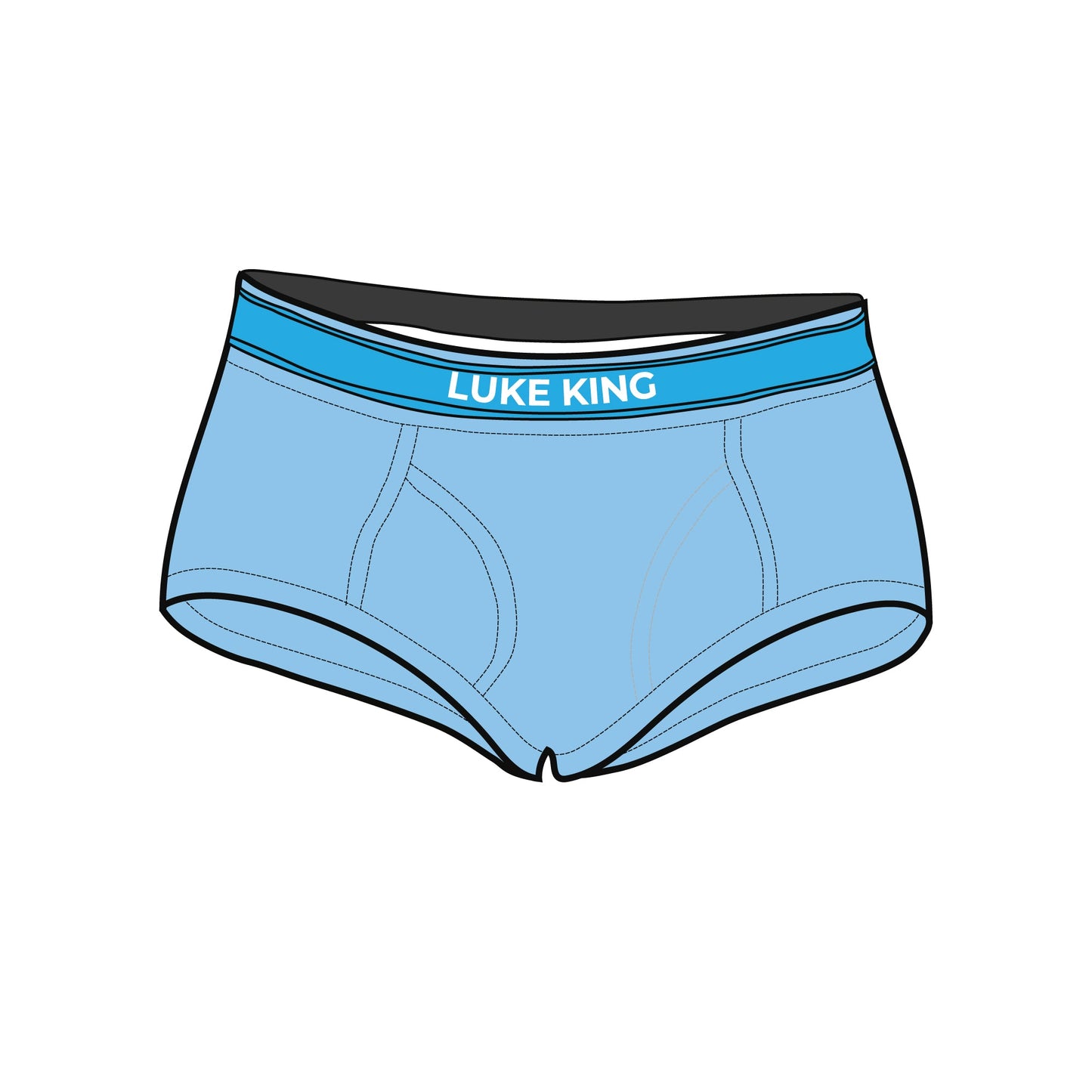 Briefs - Mockup and Template - 6 Angles, Layered, Detailed and Editable Vector in EPS, SVG, AI, PNG, DXF and PDF