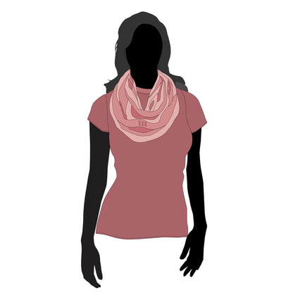Infinity Scarf/Scarves - Mockup and Template - 2 Styles, Layered, Detailed and Editable Vector in EPS, SVG, AI, PNG, DXF and PDF