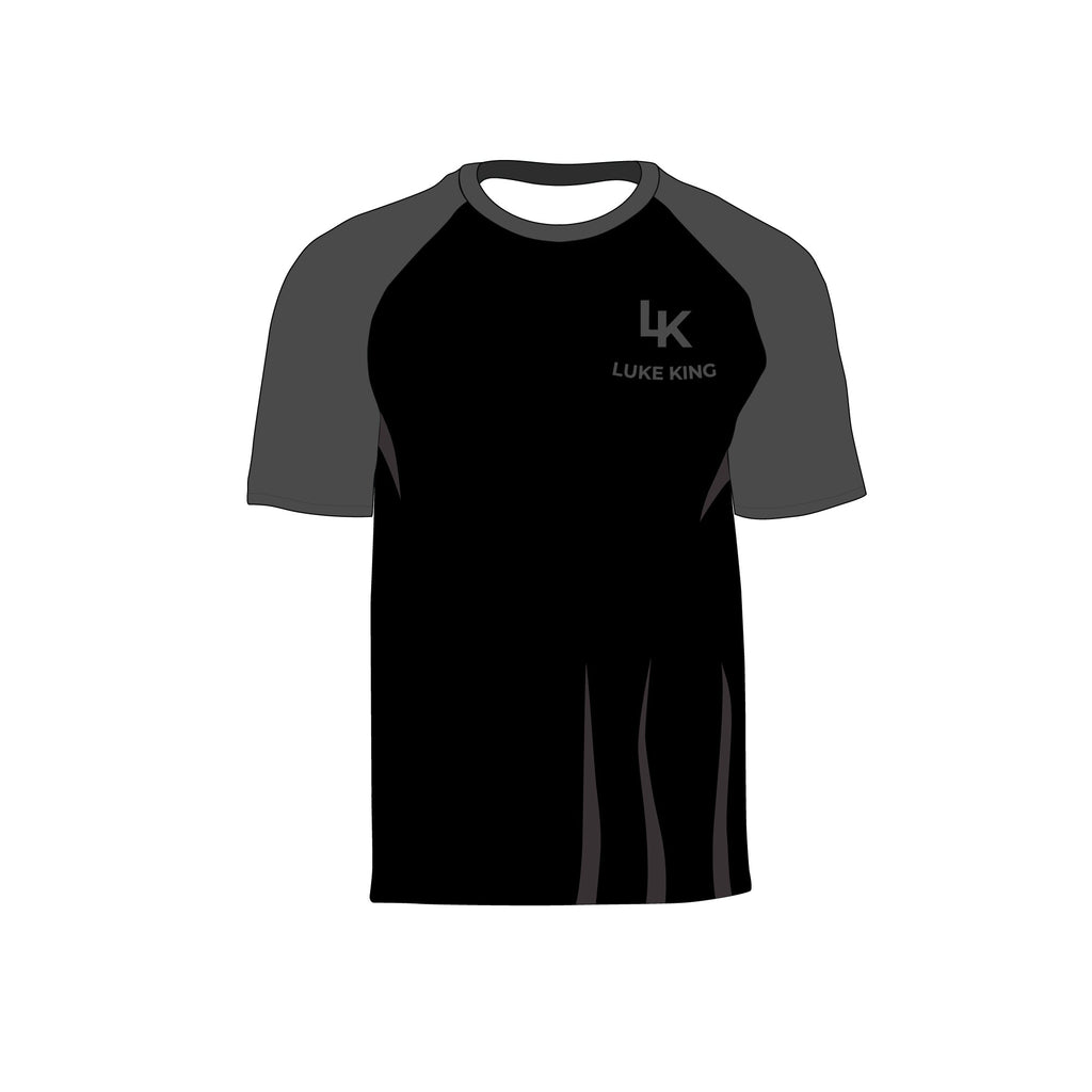Raglan Men's Short Sleeve Shirt - Mockup and Template - 4 Angles, 1 Style, Layered, Detailed and Editable Vector in EPS, SVG, AI, PNG, DXF and PDF