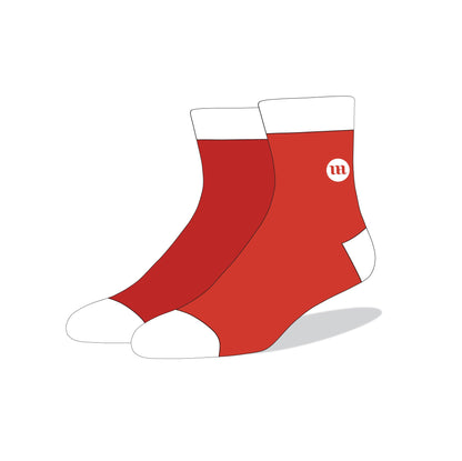 Quarter Socks - Mockup and Template - 11 Angles, Layered, Detailed and Editable Vector in EPS, SVG, AI, PNG, DXF and PDF