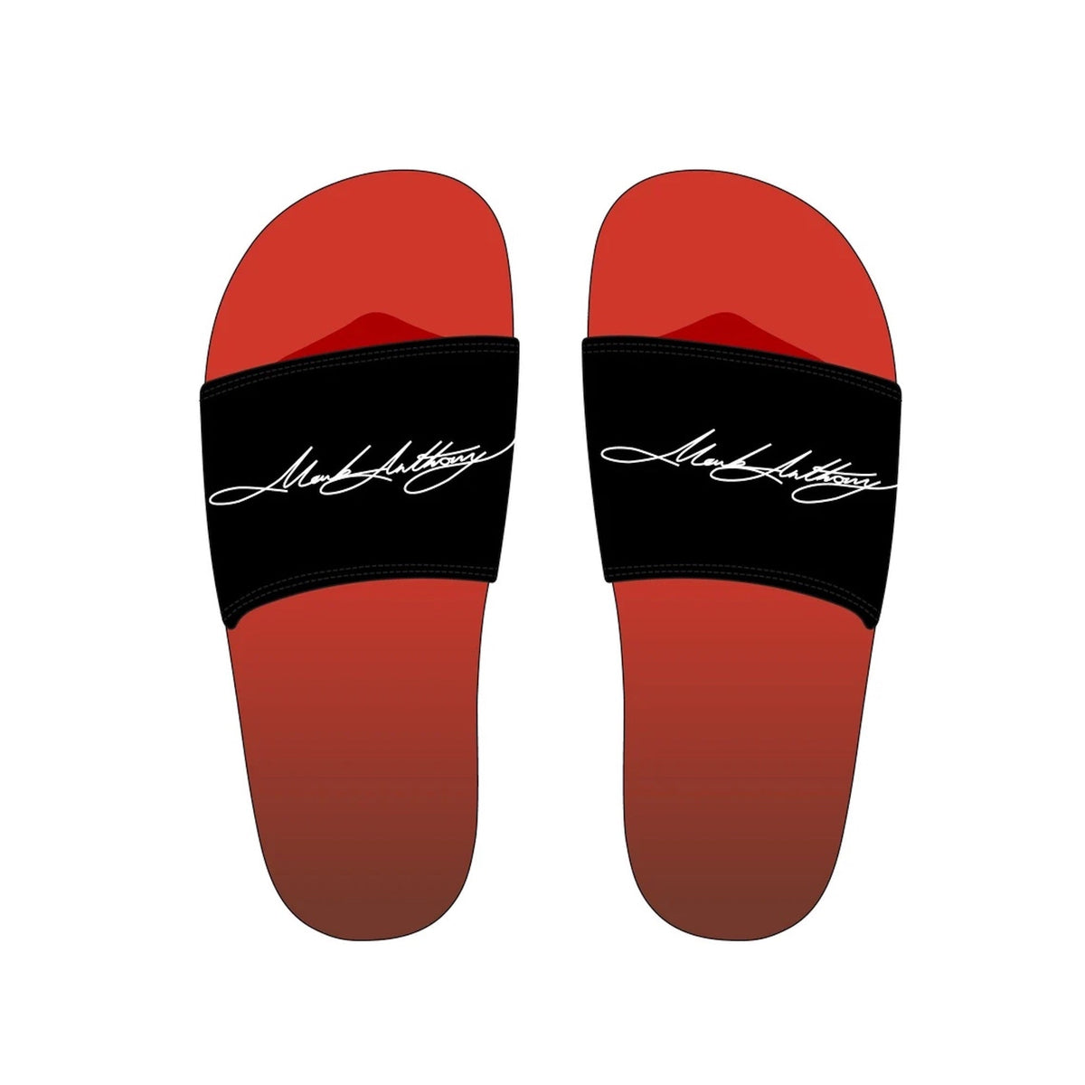 Sandals/Slides - Mockup and Template - 2 Angles, 1 Style, Layered, Detailed and Editable Vector in EPS, SVG, AI, PNG, DXF and PDF
