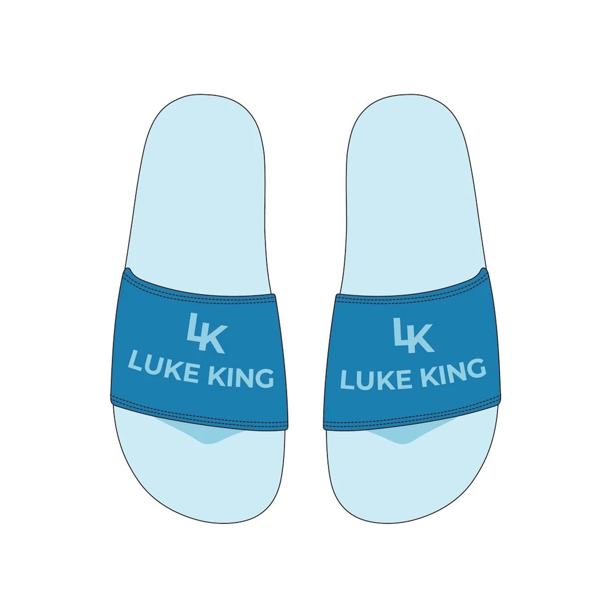 Sandals/Slides - Mockup and Template - 2 Angles, 1 Style, Layered, Detailed and Editable Vector in EPS, SVG, AI, PNG, DXF and PDF