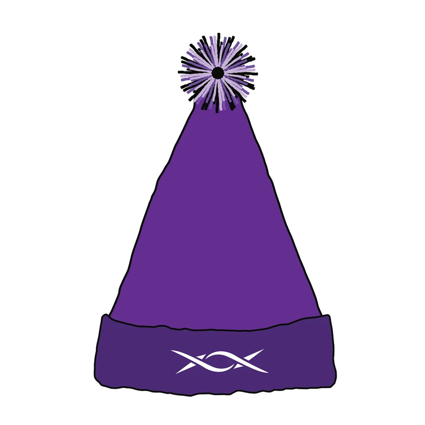 Santa Hat - Mockup and Template - 4 Angles, 1 Style, Layered, Detailed and Editable Vector in EPS, SVG, AI, PNG, DXF and PDF