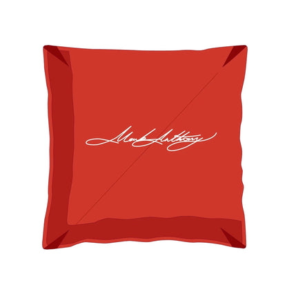 Square Throw Pillow - Mockup and Template - 1 Angles, 1 Style, Layered, Detailed and Editable Vector in EPS, SVG, AI, PNG, DXF and PDF
