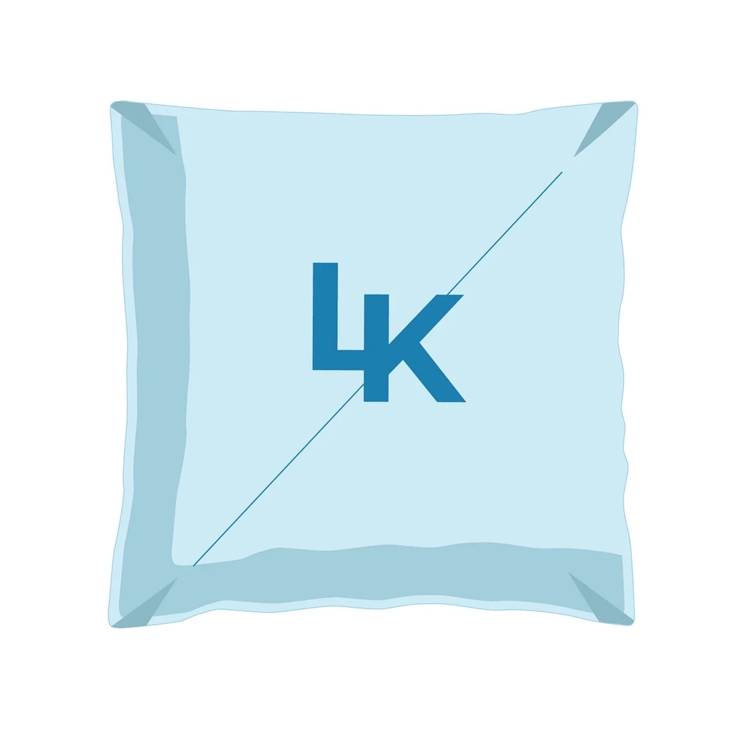 Square Throw Pillow - Mockup and Template - 1 Angles, 1 Style, Layered, Detailed and Editable Vector in EPS, SVG, AI, PNG, DXF and PDF