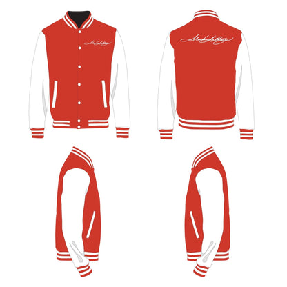 Varsity Jacket - Mockup and Template - 4 Angles, 1 Style, Layered, Detailed and Editable Vector in EPS, SVG, AI, PNG, DXF and PDF