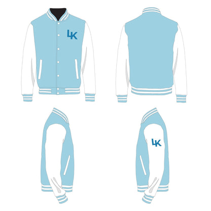 Varsity Jacket - Mockup and Template - 4 Angles, 1 Style, Layered, Detailed and Editable Vector in EPS, SVG, AI, PNG, DXF and PDF
