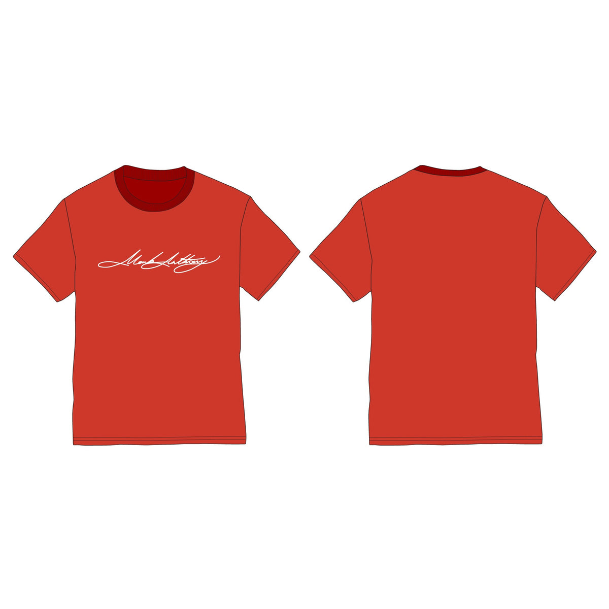 Youth T-Shirt - Mockup and Template - 1 Angles, 1 Style, Layered, Detailed and Editable Vector in EPS, SVG, AI, PNG, DXF and PDF