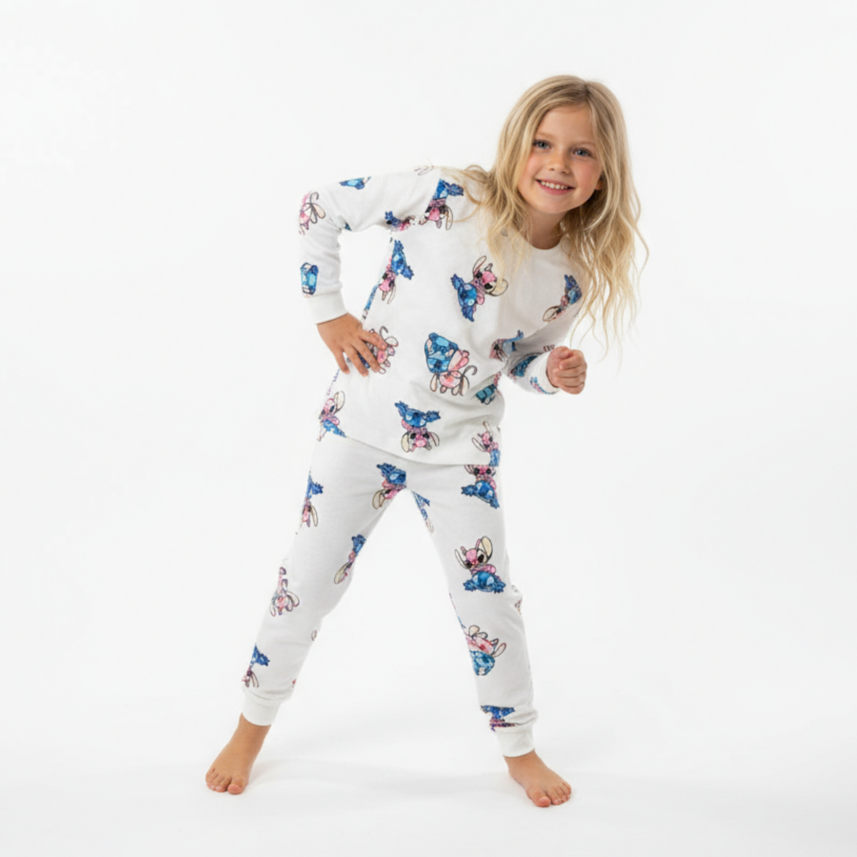 STlTCH'ed Night Cotton Pyjama Set