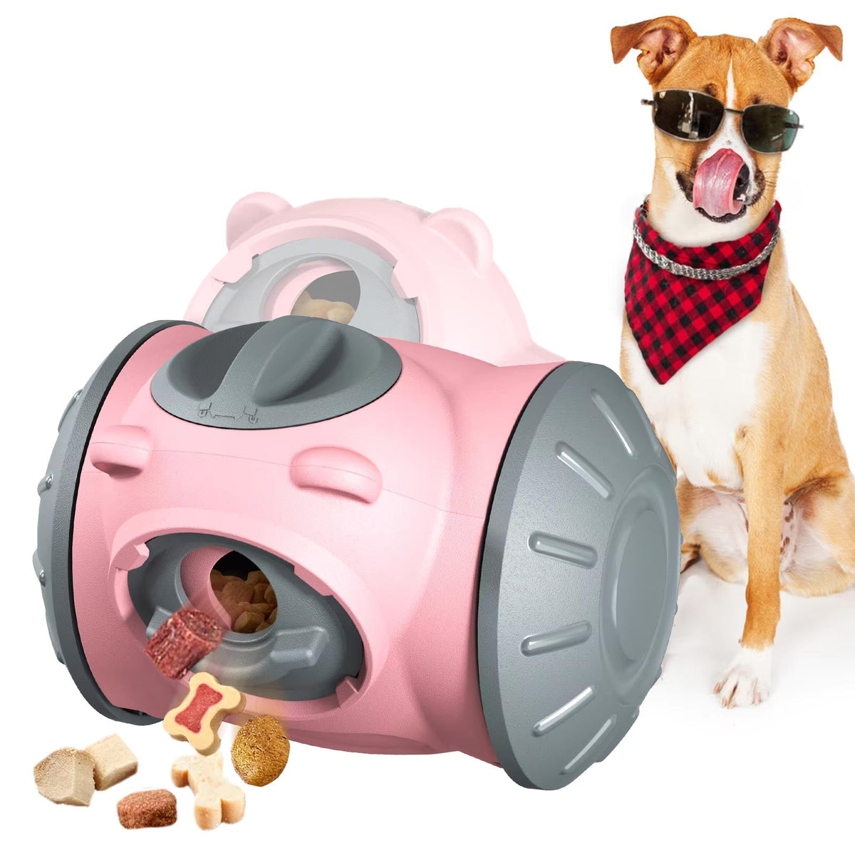 Dog Slow Feeder – Interactive Bear-Shaped Toy