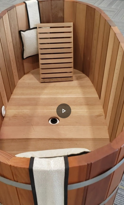 Fluid Float Japanese Cedar Soaking Tub