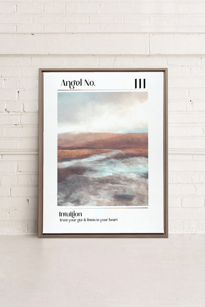 Intuition, Oeuvre sur toile étirée