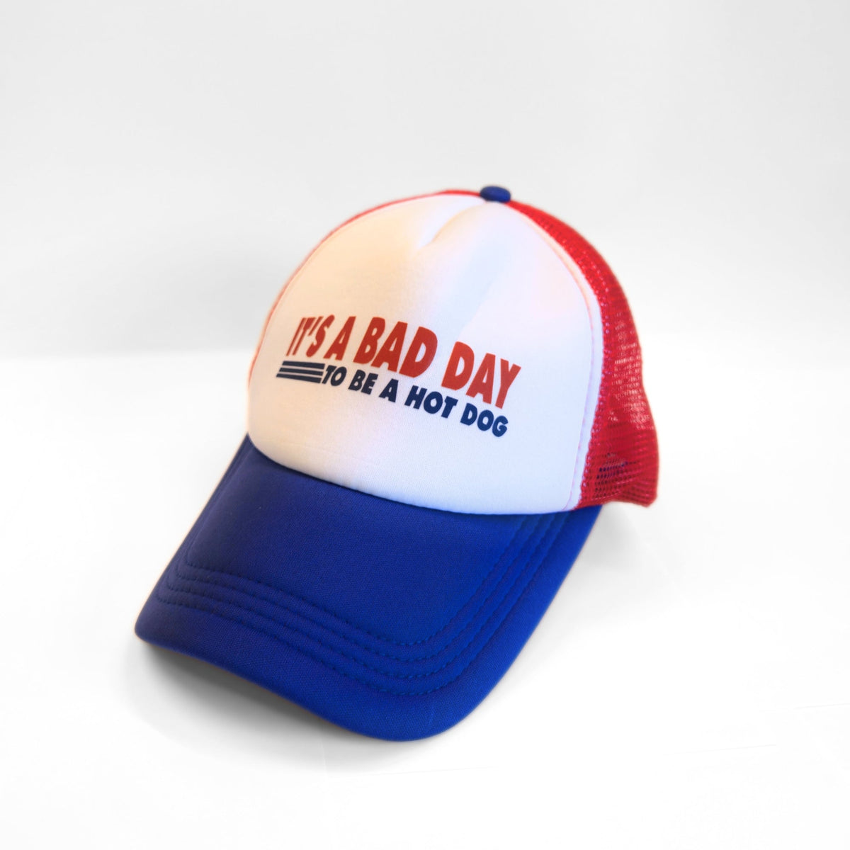 Hats | It's a Bad Day to Be a Hot Dog (Costco Lovers Only!) Soft Trucker Hat