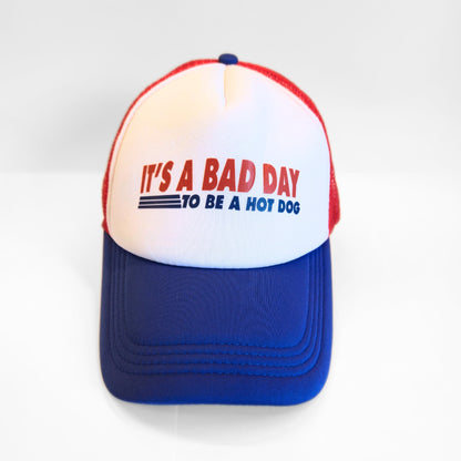 Hats | It's a Bad Day to Be a Hot Dog (Costco Lovers Only!) Soft Trucker Hat