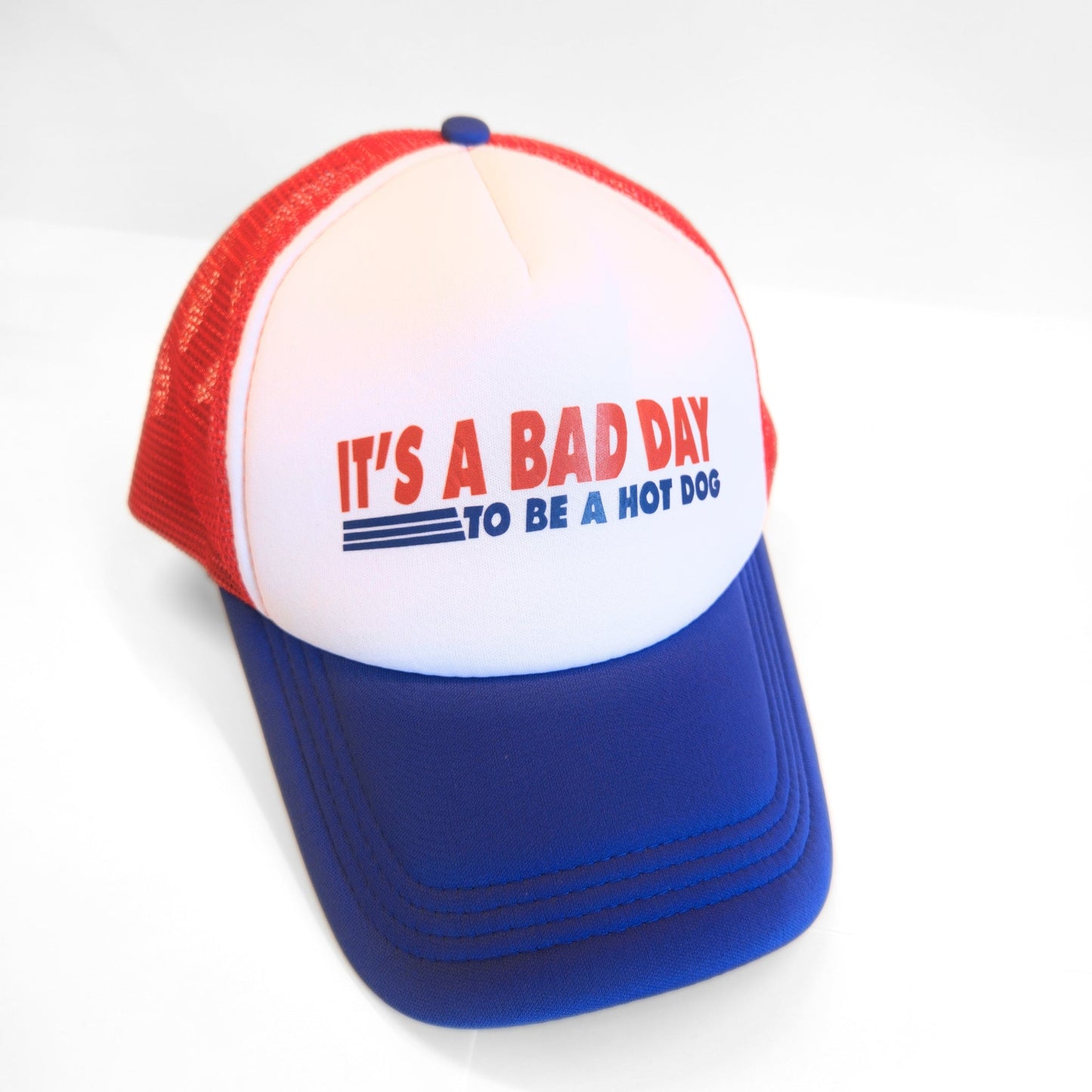 Hats | It's a Bad Day to Be a Hot Dog (Costco Lovers Only!) Soft Trucker Hat
