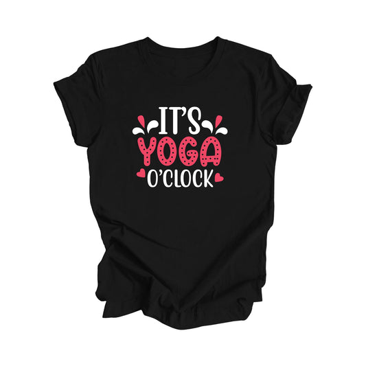 It's Yoga O'clock - Unisex Jersey Short Sleeve Tee