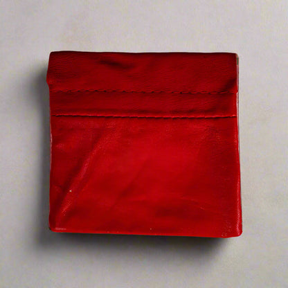JBG International Snap Frame Leather Coin Purse