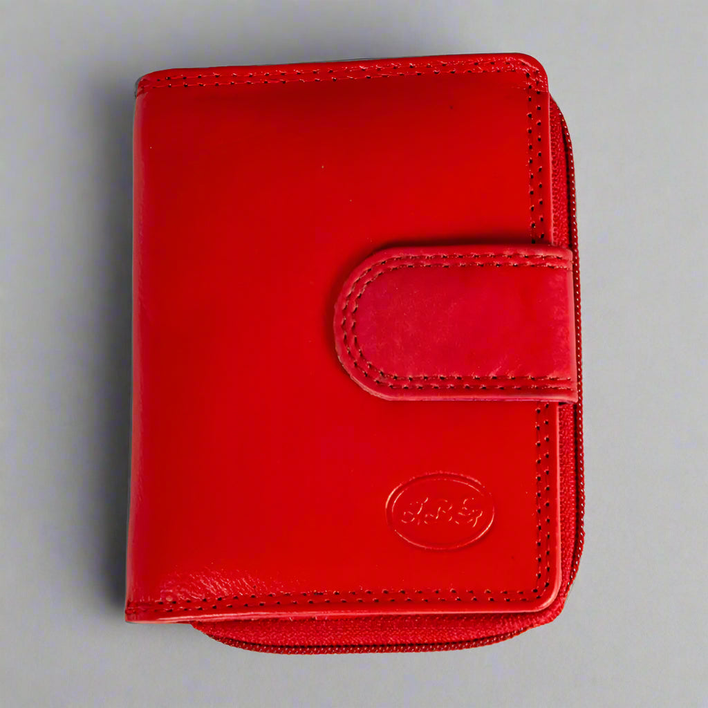 JBG International Women's Small RFID Leather Wallet