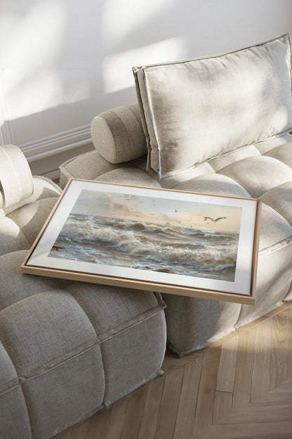 JOURNEY OF WAVES, Oeuvre sur toile étirée