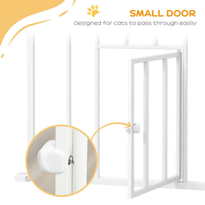 41" Easy Open Indoor Dog Gates for Doorways, House, Stair - Black