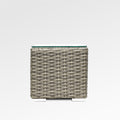 Jasmine End Table with Tempered Glass Top