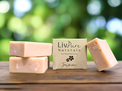 Jasmine Soap Bar: Brightening, Soothing, and Exfoliating - Natural Skincare