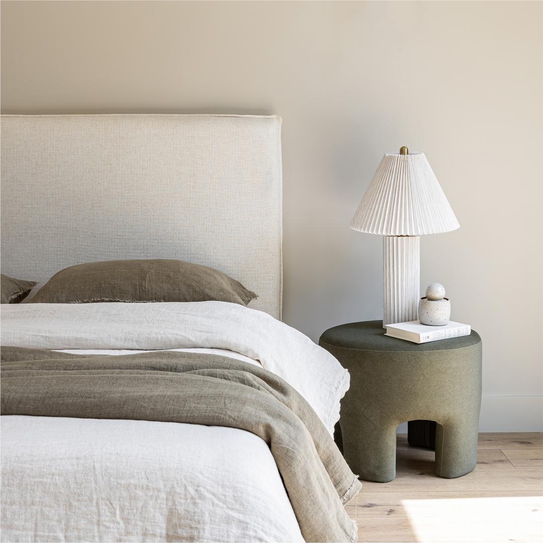 Watkins Platform Storage Bed - Cream