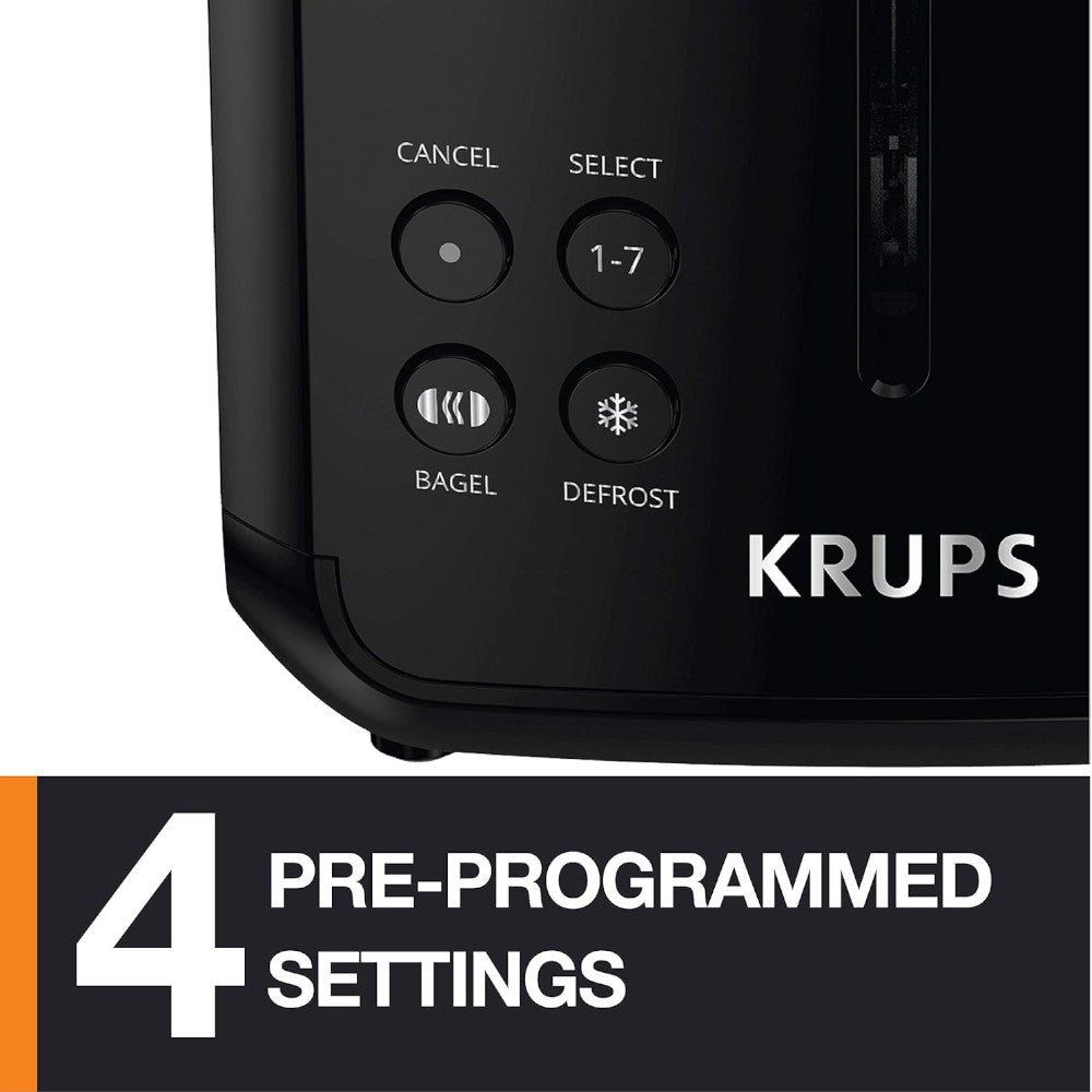 KRUPS KH320D50 My Memory 2 Slice Digital Stainless Steel Toaster
