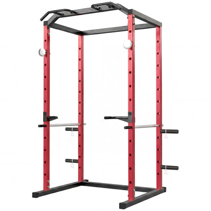 Power Cage, 1000 lbs Capacity Power Rack with Adjustable Height, Squat Rack for Home Gym Strength Training