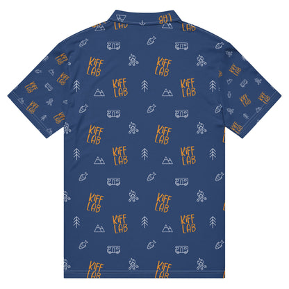 KiffLab Slim Fit Funky Golf Polo