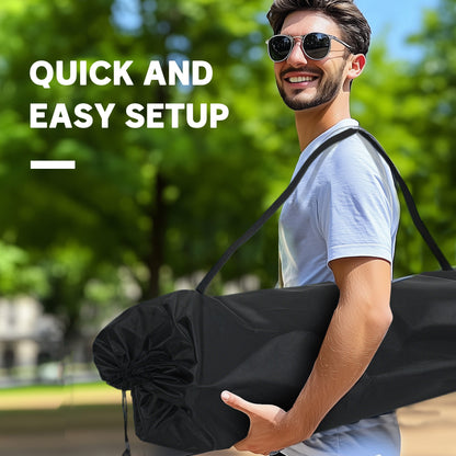 Portable Camp Chair, Double Camping Chair with Cup Holders and Carry Bag, Support 551 lbs, Dark Green