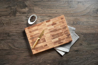 Bloc de boucher en érable, grain debout, 10 x 15 x 1.25 po