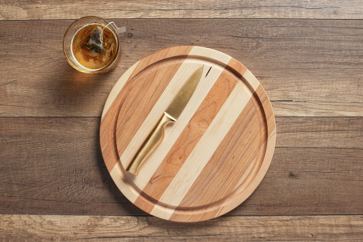 Planche ronde en érable, 11 po x 0.75 po