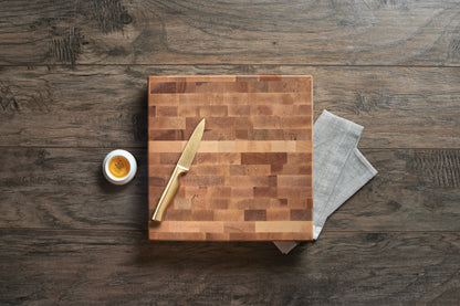 Bloc de boucher en érable, grain debout, 12 x 12 x 2 po