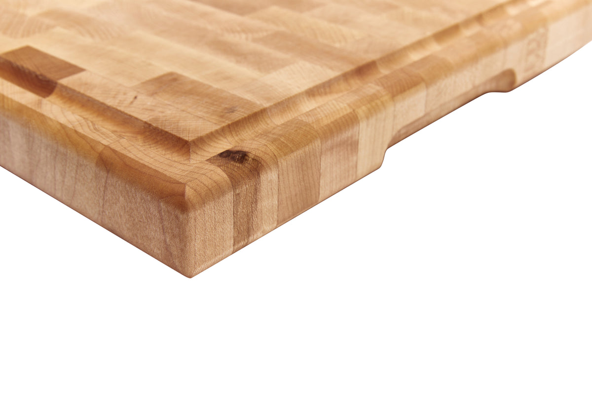 Bloc de boucher en érable, grain debout, 12 x 16 x 1.25 po