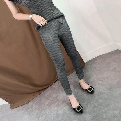 Lined Office Stretch Pants