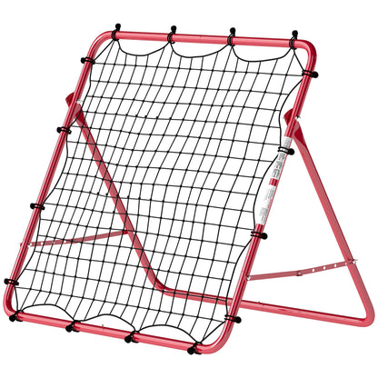Soccer Rebounder Net, 3.5 x 3ft Easy Setup Bounce Back Net with 5 Adjustable Angles