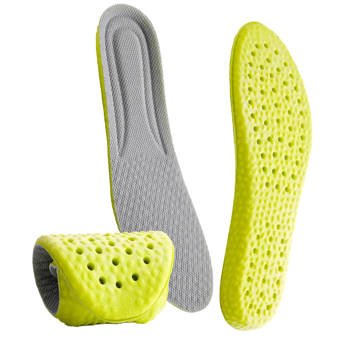 Qianyu Shoe Insoles Memory Foam Arch Support Inserts Soft Sports Insoles Cropable Breathable Replacement Insoles Comfortable Shock Absorption Insoles for Men Women Adults Running Shoes(8~11)