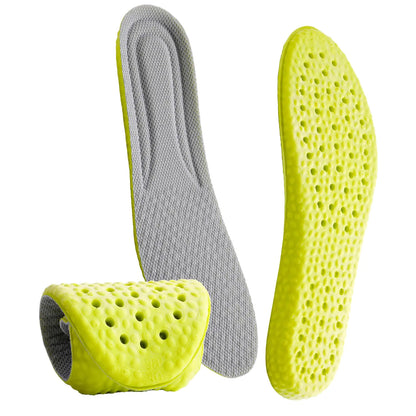 Qianyu Shoe Insoles Memory Foam Arch Support Inserts Soft Sports Insoles Cropable Breathable Replacement Insoles Comfortable Shock Absorption Insoles for Men Women Adults Running Shoes(8~11)
