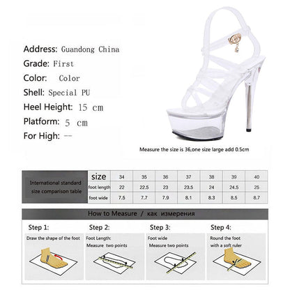 Transparent Platform Heels