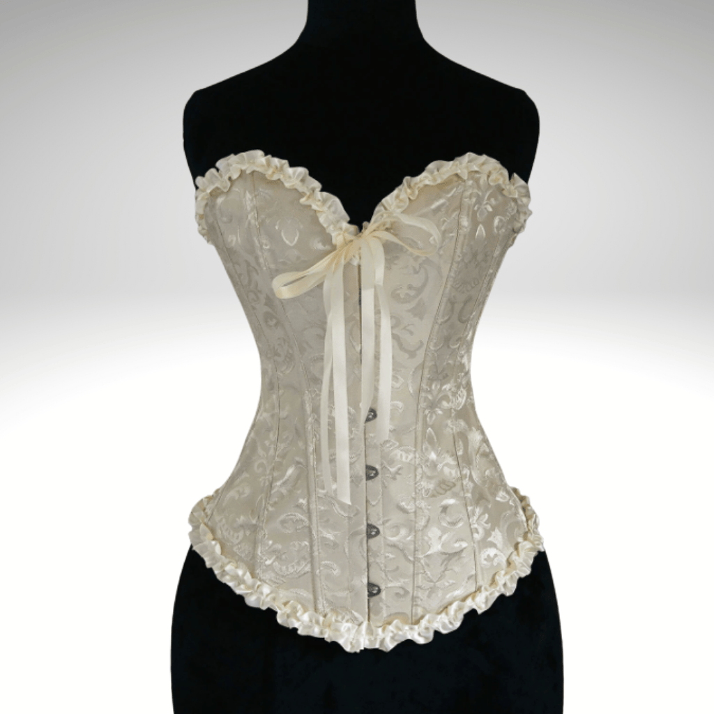 Lace-Up Boned Corset Top