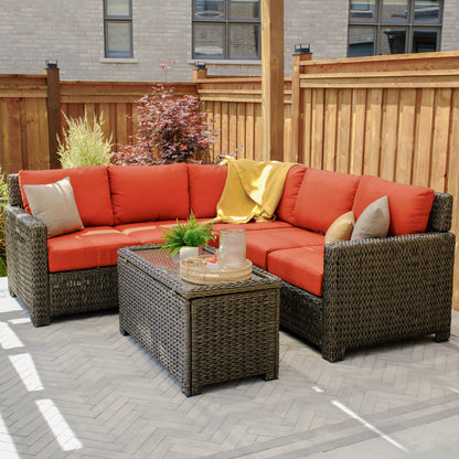 Laguna Point Wicker Outdoor Storage Chest Coffee Table
