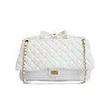 Lattice Leather Travel Bag
